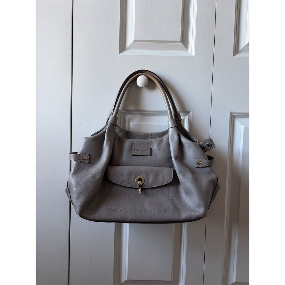 Vintage Kate Spade Stevie Leather Tote Y2K